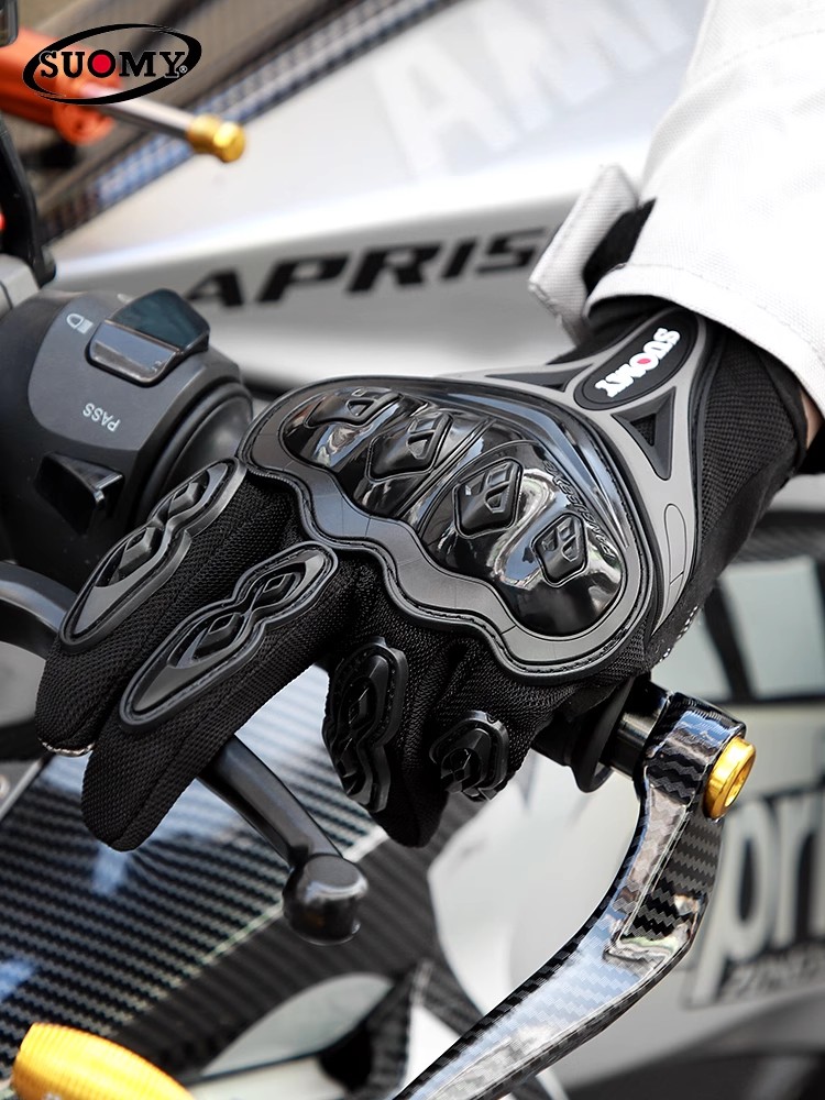 Motorcycle Glove Knuckle - SUOMY Guanti da moto estivi touchscreen